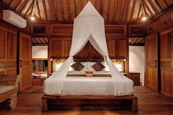 Vila, 1 quarto, vista para o vale | Frigobar, Wi-Fi de cortesia, roupa de cama