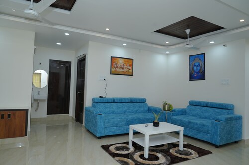 Spacious 2 BHK apartment with living room fully equipped  in beautiful Tirupathi
