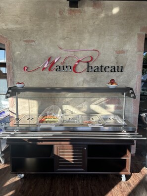 Daily buffet breakfast (EUR 15 per person)