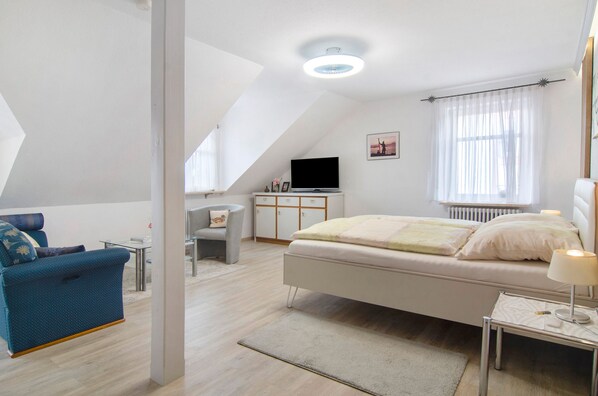 1 Schlafzimmer, kostenloses WLAN, Bettwäsche