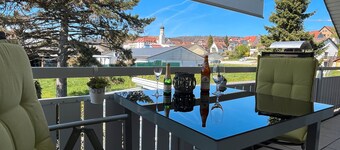 Appartement 'Klosterblick' met balkon en Wi-Fi