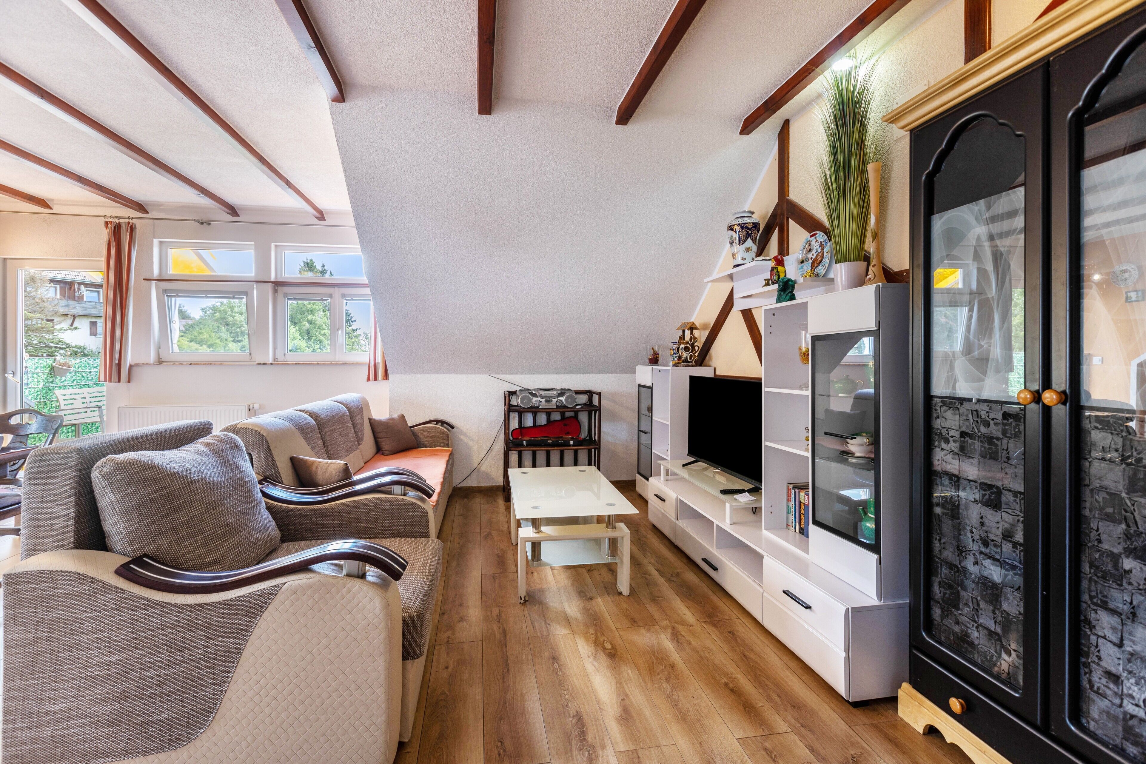 Fernseher, Stereoanlage