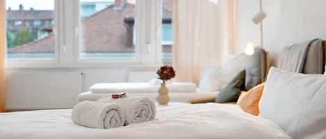 3 chambres, fer et planche Ă repasser, Wi-Fi gratuit, draps fournis