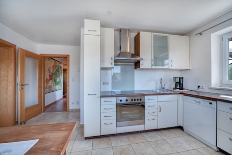 Fridge, oven, stovetop, dishwasher. Apartment 'Reichl' with Balcony and Wi-Fi