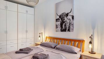 1 Schlafzimmer, kostenloses WLAN, Bettwäsche