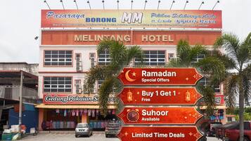 Façade de l’hébergement