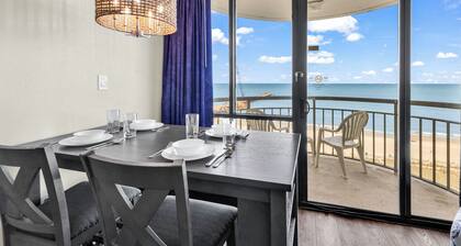 Oceanfront Condo with Balcony
