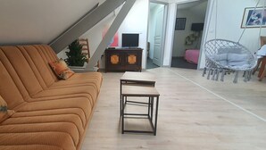 2 室のベッドルーム、WiFi、ベッドシーツ