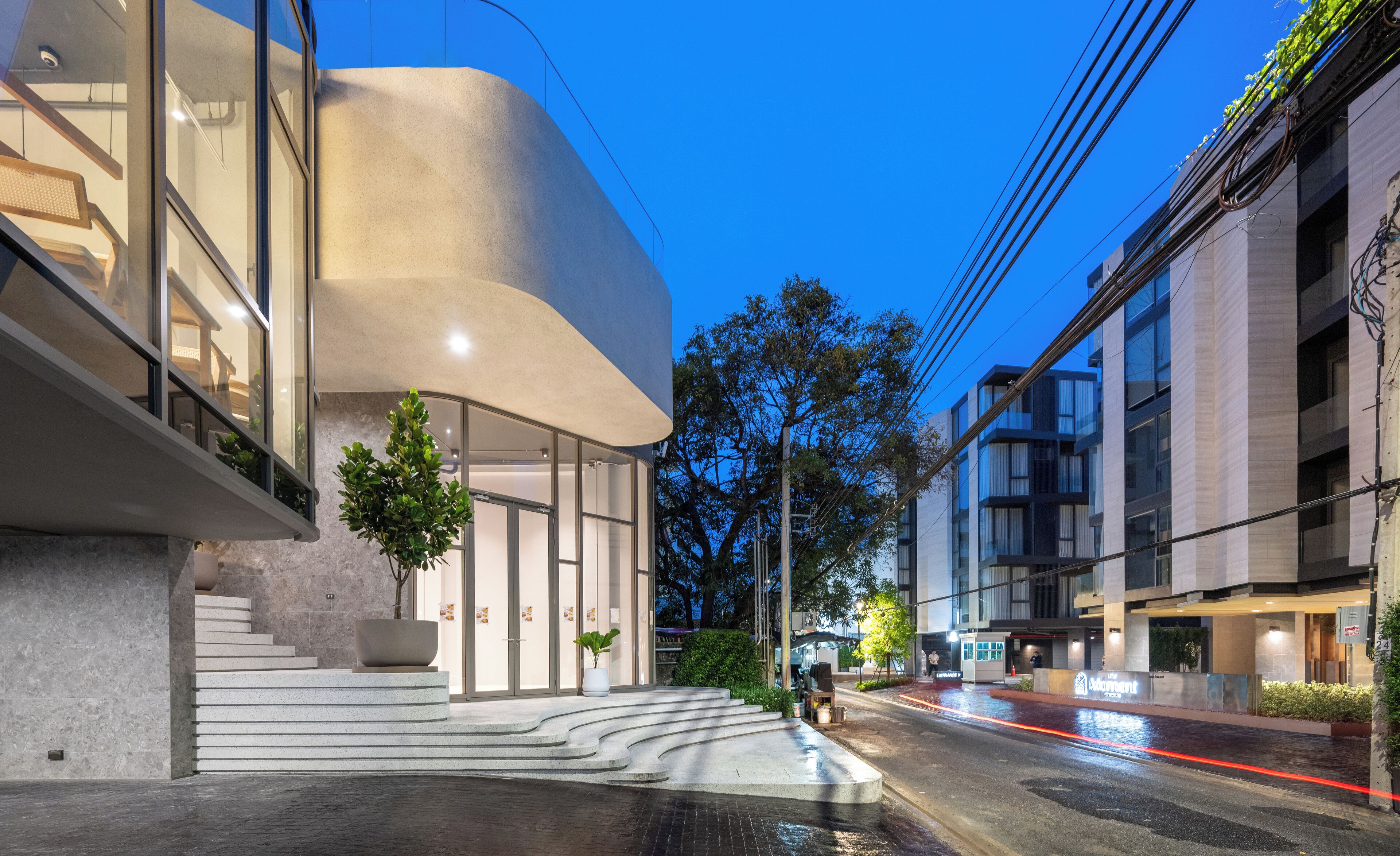 ด้านหน้าที่พัก