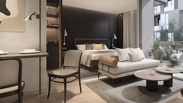 Signature Double Room, Balcony, Courtyard View | Free minibar, in-room safe, desk, blackout drapes