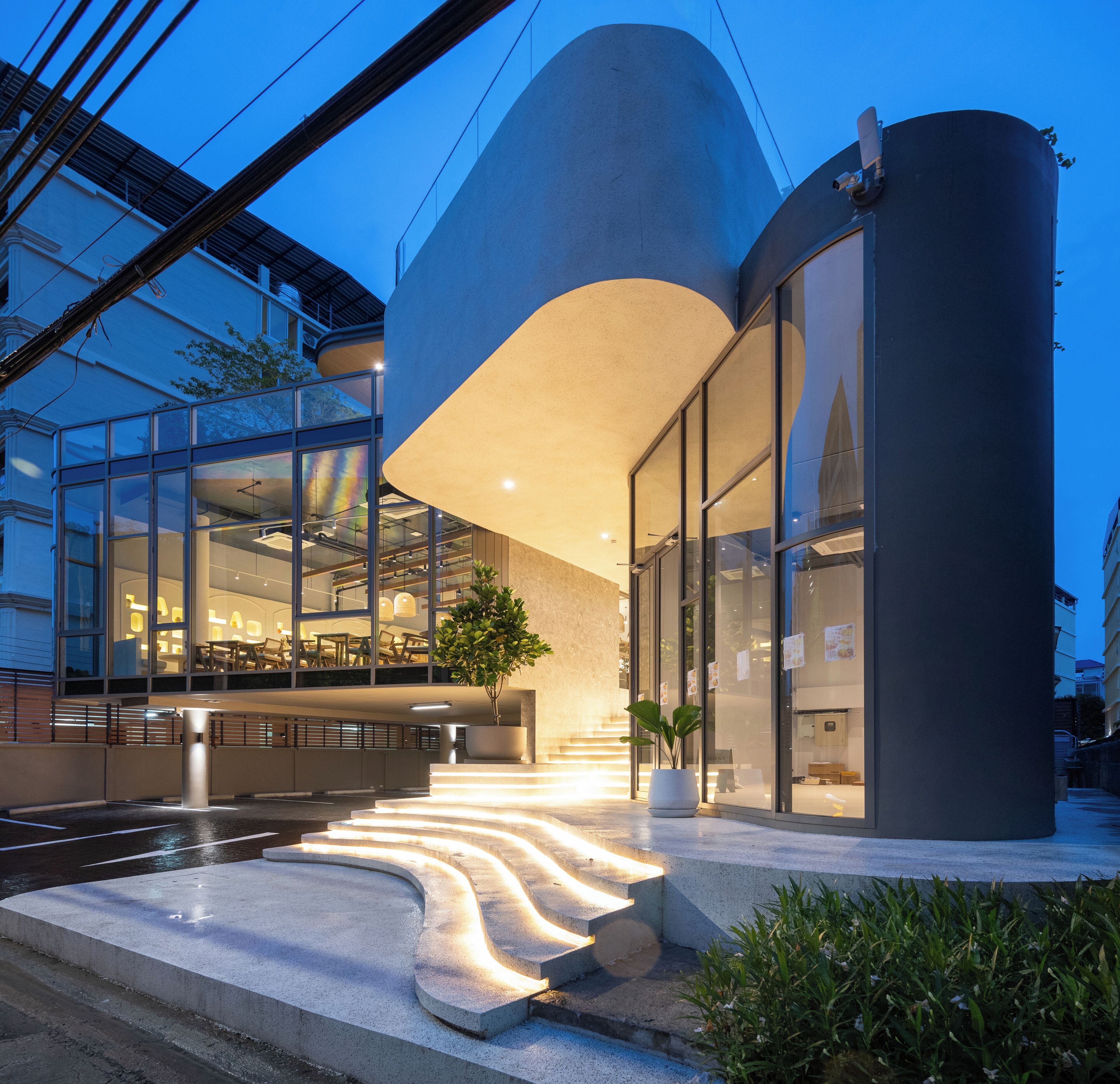 Façade de l’hébergement