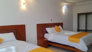 Standard-Zweibettzimmer, Gartenblick | Kostenloses WLAN, Bettwäsche