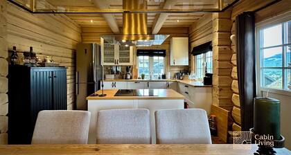 Stylish log cabin in Hafjell w/view & sauna