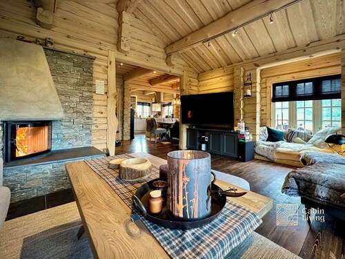 Stylish log cabin in Hafjell w/view & sauna