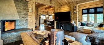 Stylish log cabin in Hafjell w/view & sauna