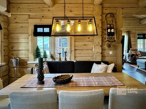 Interior - Stylish log cabin in Hafjell w/view & sauna (Øyer kommune)