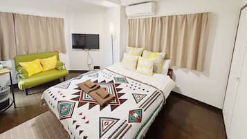 1 bedroom, iron/ironing board, free WiFi, bed sheets