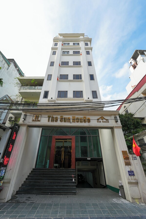 Voorkant van accommodatie