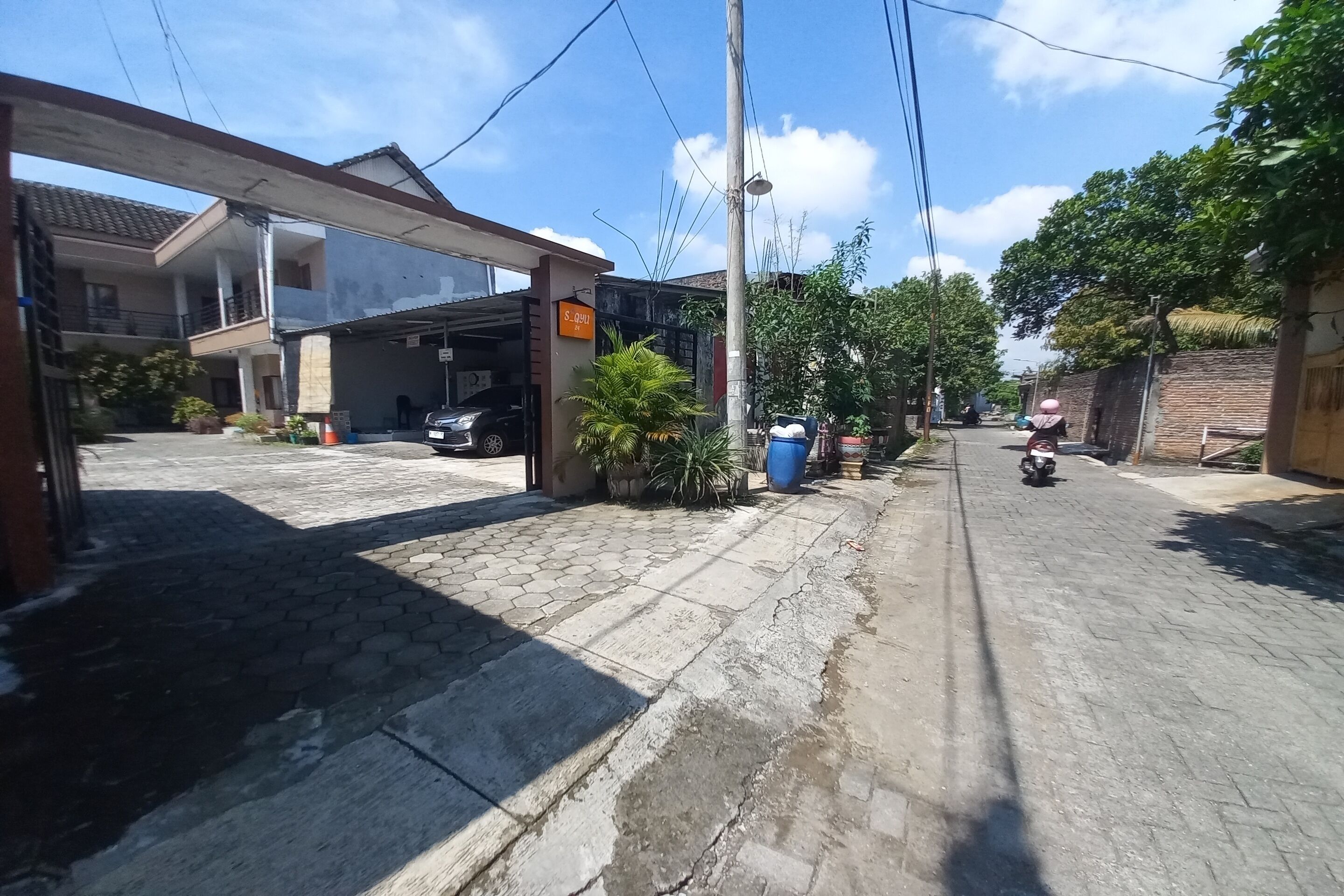 Fassade der Unterkunft