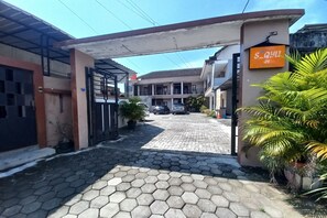 Fassade der Unterkunft