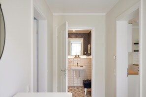 Shower, hair dryer