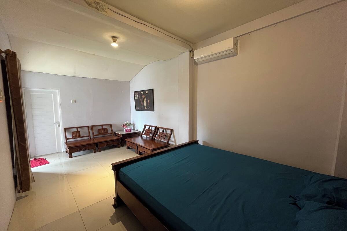 Quarto casal | Wi-Fi de cortesia, roupa de cama