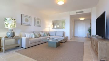 Apartment (2 Bedrooms) | Living area | TV