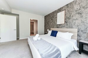 2 bedrooms, iron/ironing board, travel crib, free WiFi