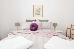 4 bedrooms, iron/ironing board, travel crib, WiFi