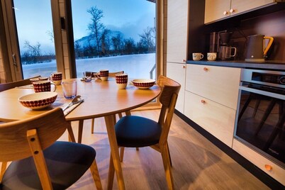 Scenic Arctic Retreat with Saana fell views & riverfront in Kilpisjärvi