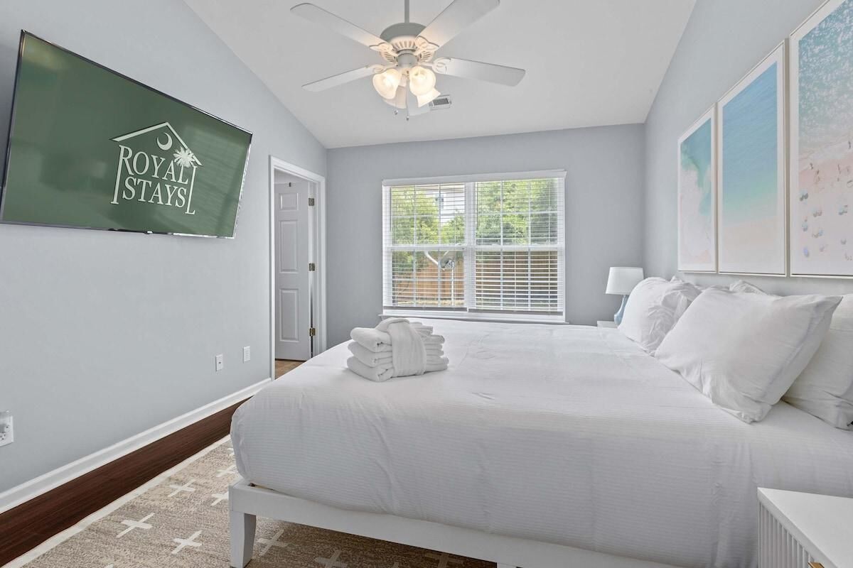 2 chambres, fer et planche à repasser, lit parapluie, Wi-Fi