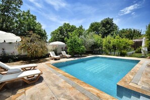 Front of property - evening/night - Jasmine Villa Kayaköy (Fethiye)