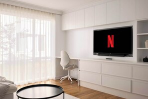 Televisie en een kantoor