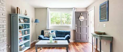 Televisio, takka, videopelejä, kirjoja