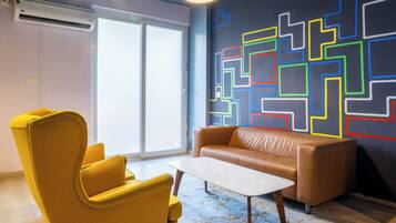 Studio, quang cảnh thành phố | Khu phòng khách