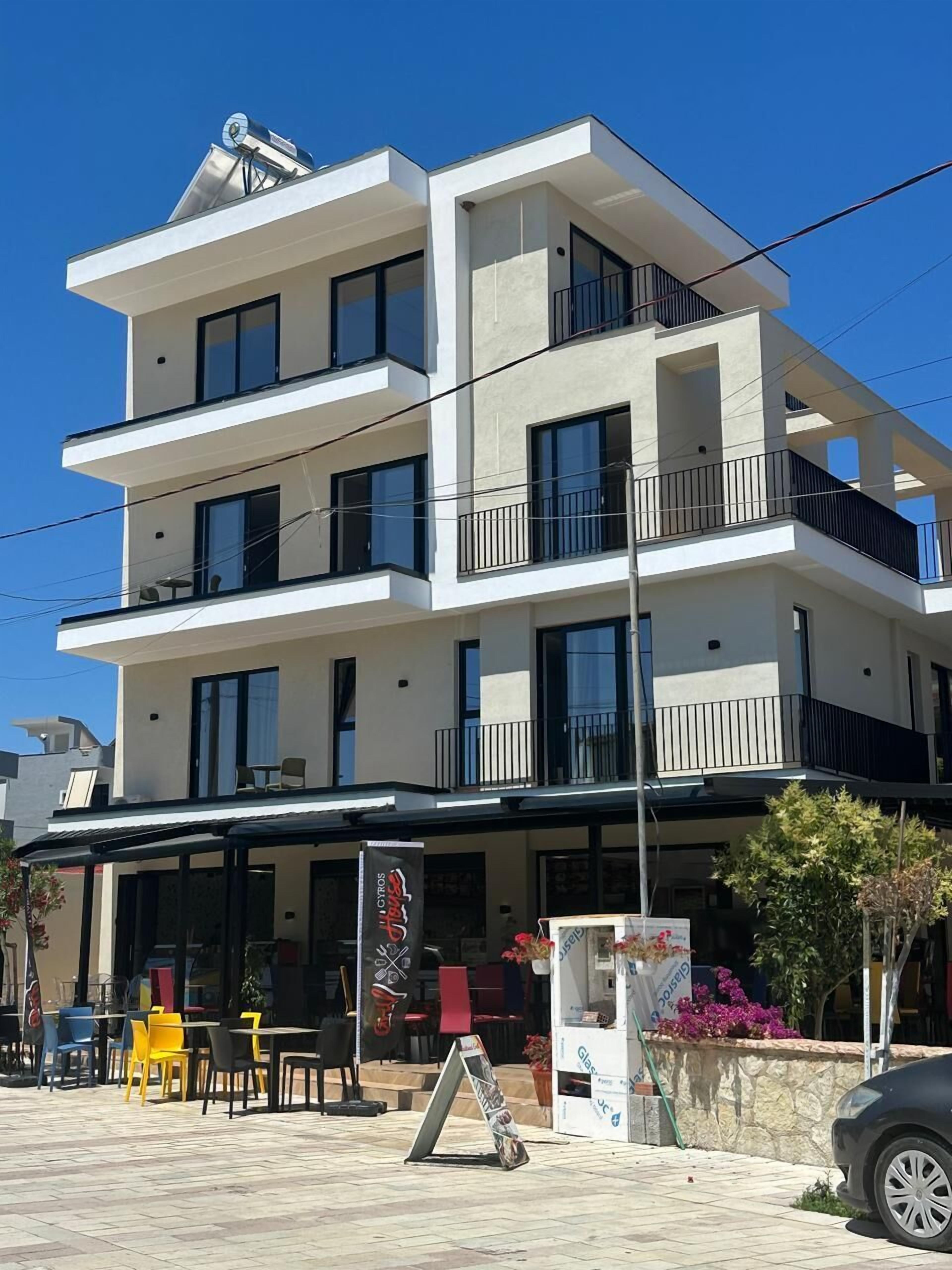 Fassade der Unterkunft