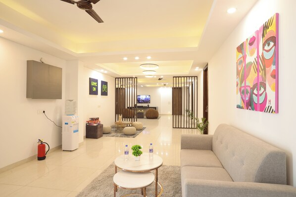 Studio, uitzicht op de stad | Woonruimte