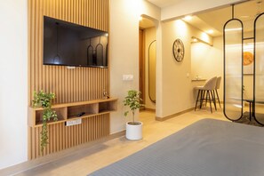 Studio, Stadtblick | Wohnbereich