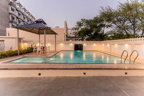Pool - Vinayak Retreat Villa 4BR Pvt Pool By Homeyhuts (Madarda)