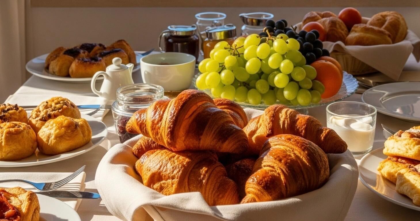 Desayuno con opciones de la cocina local incluido todos los días 