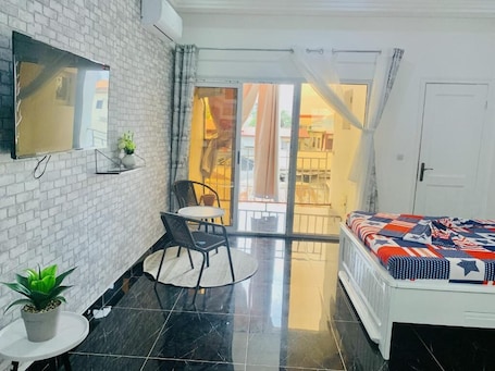 Căn hộ Superior, quang cảnh thành phố | Phòng cách âm, bàn ủi/dụng cụ ủi quần áo