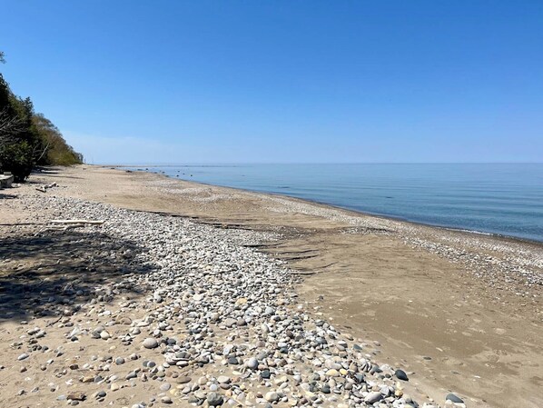 Tæt på stranden