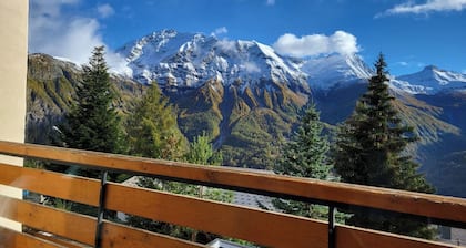 T2 apartment Orcières Merlette 3min walk from center and ski lifts.