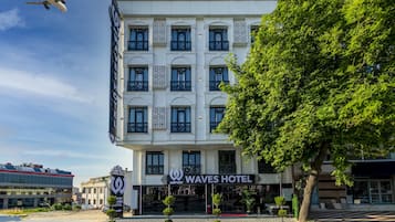 Voorkant van accommodatie