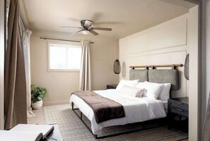 4 chambres, bureau, Wi-Fi, literie fournie