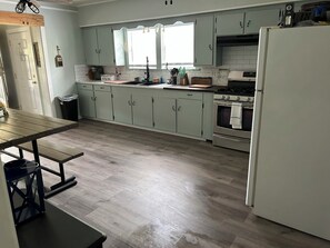 Microwave, oven, stovetop