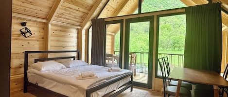Cottage, uitzicht op rivier | Gratis wifi, beddengoed