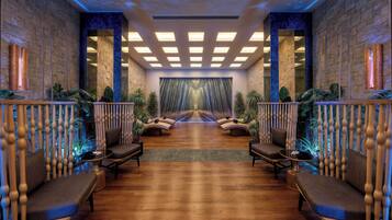 Çiftler için bakım odaları, sauna, buhar odası, hamam, vücut bakımı