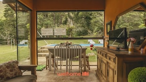 Dining - Sitio em Teresópolis com Piscina e Churrasqueira (Teresópolis)