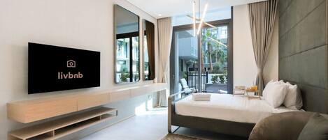 1 Schlafzimmer, Bügeleisen/Bügelbrett, kostenloses WLAN, Bettwäsche